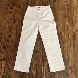 Eileen Fisher Womens White Organic Cotton Jeans Pants Size 4